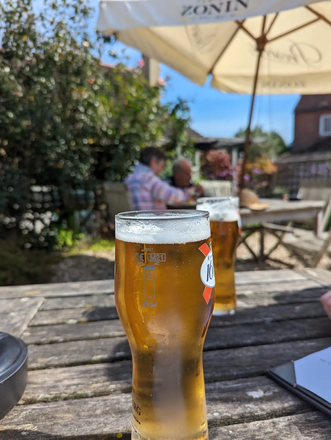 A pint in the garden at The Old House at Home